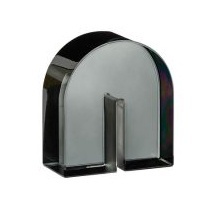 Suport pentru carti gri din sticla 11 cm Arch Hubsch