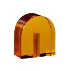 Suport pentru carti maro chihlimbar din sticla 11 cm Arch Hubsch