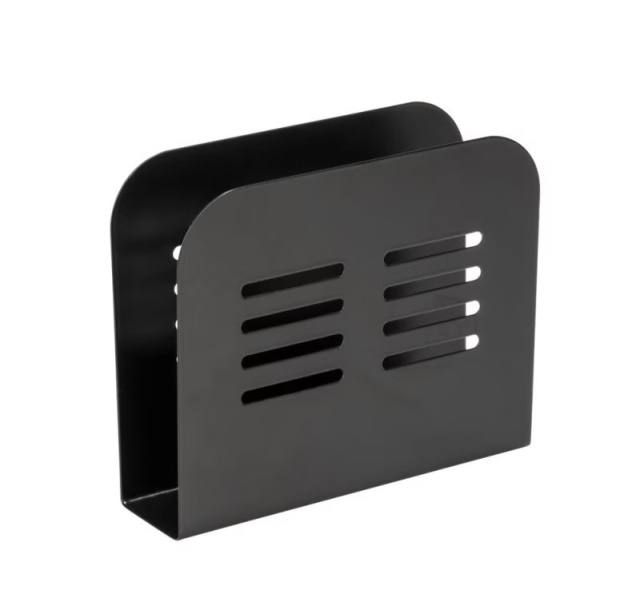 Suport servetele negru din metal Baco Wenko