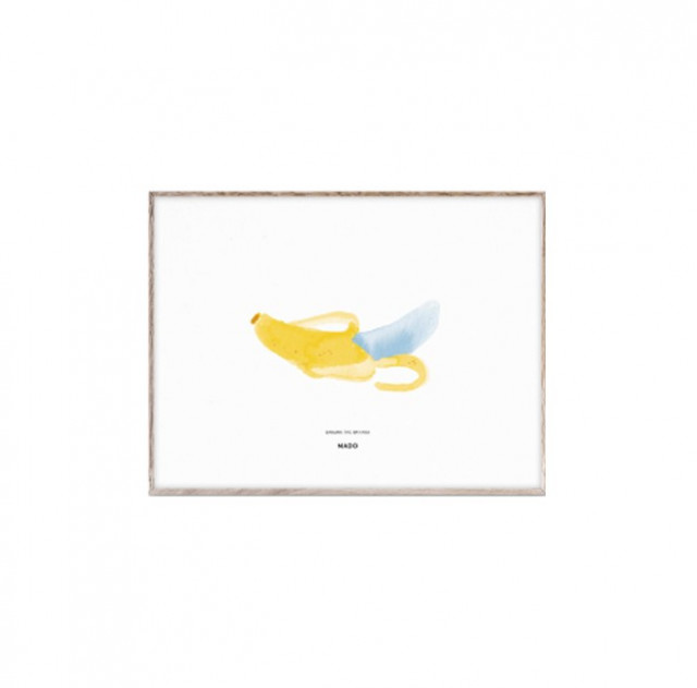 Tablou cu rama din lemn de stejar 30x40 cm Banana Paper Collective