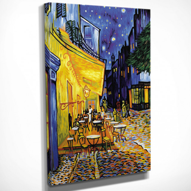 Tablou multicolor din fibre naturale 30x40 cm Cafe Terrace The Home Collection