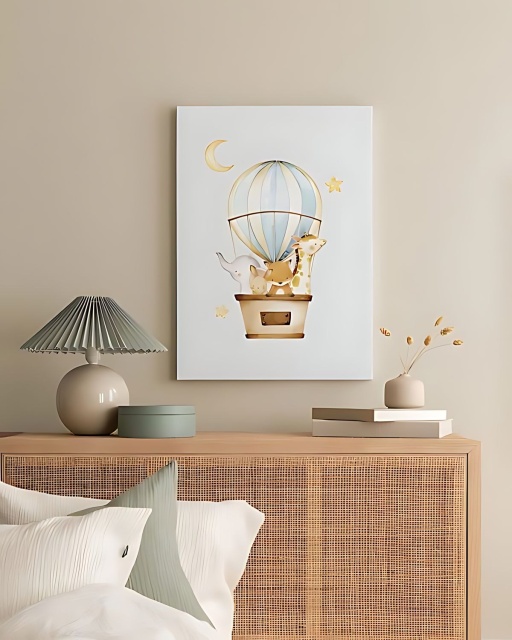 Tablou multicolor din fibre naturale 40x60 cm Artcanvas80 The Home Collection