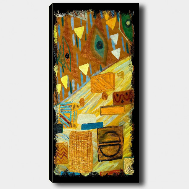 Tablou multicolor din fibre naturale 50x120 cm Adnan The Home Collection