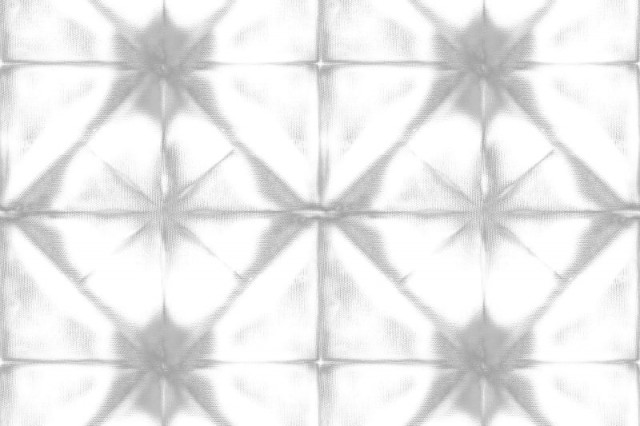 Tapet alb/gri din hartie cu fibre de nailon Paper Kaleidoscope Light Rebel Walls