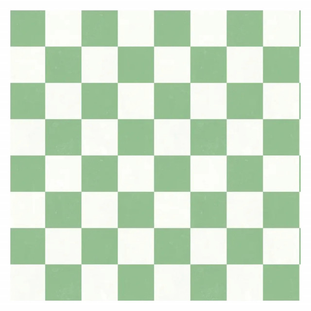 Tapet verde din hartie cu fibre de nailon Chess Rebel Walls