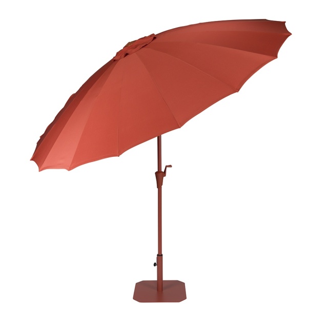 Umbrela soare rosie din metal Sunbrella Sunshine Zuiver