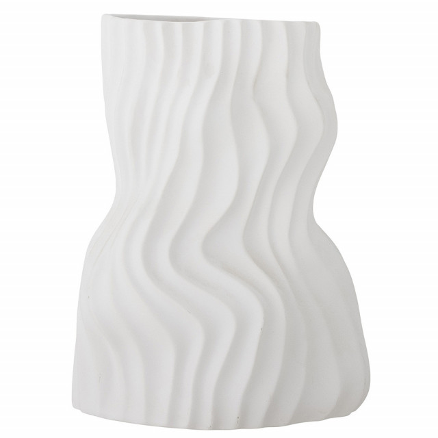 Vaza alba din ceramica 26 cm Sahal Bloomingville