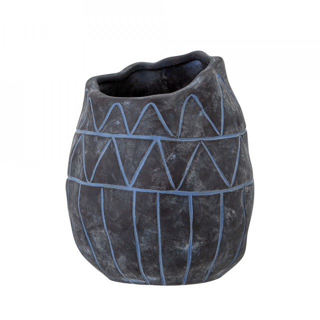 Vaza albastra din ceramica 18 cm Ivo Creative Collection