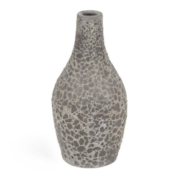 Vaza gri din ceramica 28 cm Amaranta Kave Home
