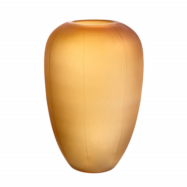 Vaza maro chihlimbar din sticla 46 cm Zenna Eichholtz
