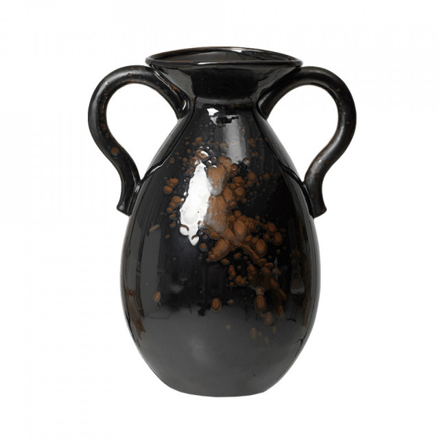 Vaza maro/neagra din ceramica 49 cm Verso Ferm Living