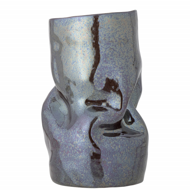 Vaza neagra din ceramica 23 cm Apio Bloomingville