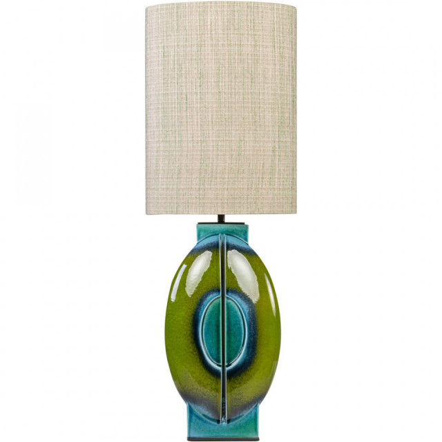 Veioza verde/albastra din ceramica 83 cm Ale Versmissen