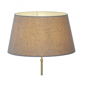 Abajur bej din fibre naturale Kami Thai Natura