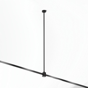 Accesoriu pentru sina negru din metal Flarity L Ceiling Base Maytoni