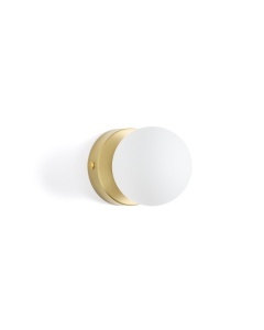 Aplica alba/aurie din metal Brisia Kave Home