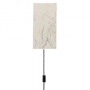 Aplica alba din metal Argilla Ferm Living