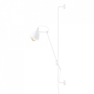 Aplica alba din metal Dron Quiet Object