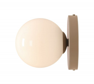 Aplica bej/alba din metal Ball Quiet Object