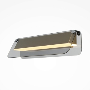 Aplica maro alama/gri din metal Flat S Maytoni