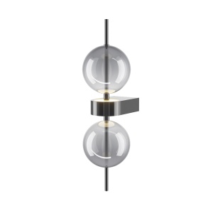 Aplica neagra din metal Double Moon Maytoni