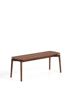 Bancheta maro din lemn 122 cm Evera Kave Home