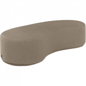 Bancheta maro din textil 149 cm Conrad Versmissen