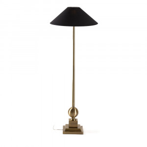 Baza pentru lampadar aurie din metal 128 cm Solanke Thai Natura