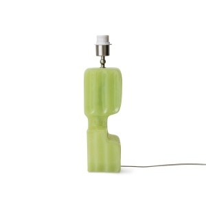 Baza pentru veioza verde din fibre sintetice 44 cm Column HKliving