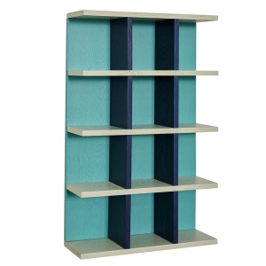 Biblioteca albastra/gri din lemn 70 cm Galaxy Hubsch