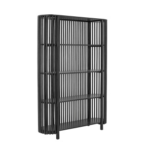 Biblioteca neagra din lemn 172 cm Sali Creative Collection