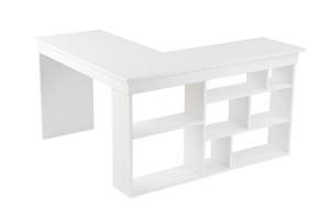 Birou alb 120x130 cm Vesper Nordure