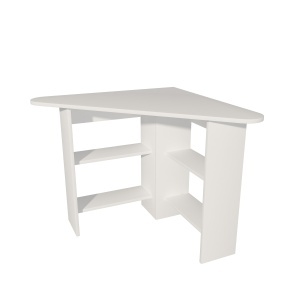 Birou alb 80x80 cm Corner The Home Collection