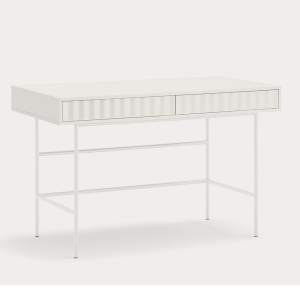 Birou alb din metal 60x120 cm Sierra Teulat