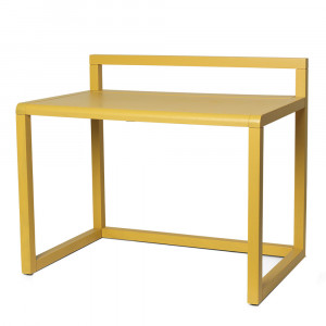 Birou galben din lemn 45x70 cm Little Architect Ferm Living