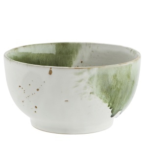 Bol alb/verde din ceramica 23 cm Alma Madam Stoltz