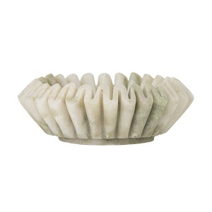 Bol decorativ verde din marmura 18 cm Harmonia Bloomingville