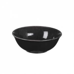 Bol negru din ceramica 21 cm Borre Broste Copenhagen