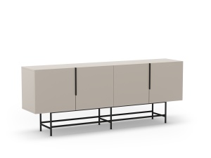 Bufet inferior crem din metal 200 cm Eldia Quiet Object