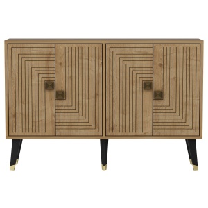 Bufet inferior maro/auriu 120 cm Ahart The Home Collection
