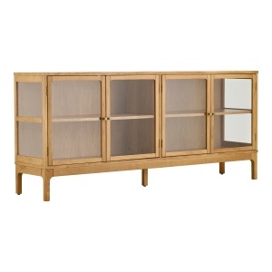 Bufet inferior maro din lemn 180 cm Zamora House Nordic