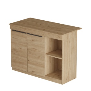 Bufet inferior maro stejar 120 cm Alero The Home Collection