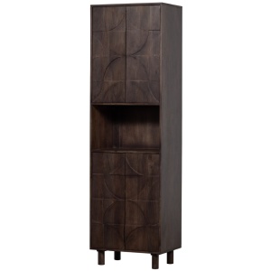 Bufet maro din lemn 200 cm Draw Woood