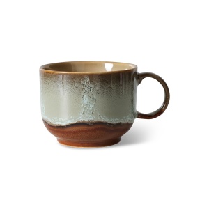 Cana multicolora din ceramica 425 ml 70s Echo HKliving