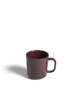 Cana rosu burgund din ceramica 10x24 cm Daner Kave Home