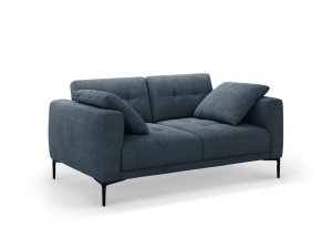 Canapea albastru inchis din textil pentru 2 persoane Bemy Structural Micadoni