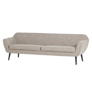Canapea maro din textil 230 cm Rocco Woood