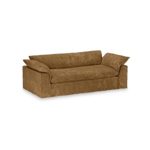Canapea maro din textil pentru 3 persoane Nomad Corduroy HKliving