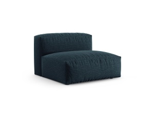 Canapea modulara albastru jeans din textil pentru 1 persoana Martina XL Micadoni