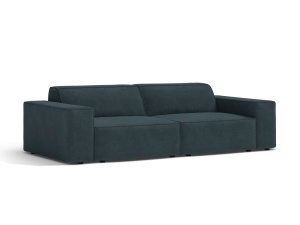 Canapea modulara albastru petrol din textil pentru 3 persoane Jodie 304 Micadoni